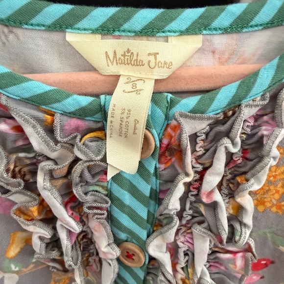 Matilda Jane Multicolor Ruffled Blouse - Picture 2 of 4